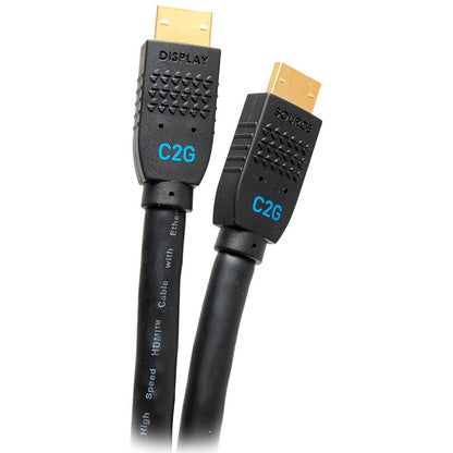 C2G 15ft Ultra Flexible 4K Active HDMI Cable Gripping 4K 60Hz - In-Wall M/M