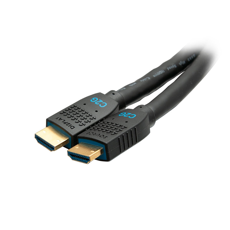 C2G 50ft Ultra Flexible 4K Active HDMI Cable Gripping 4K 60Hz - In-Wall M/M