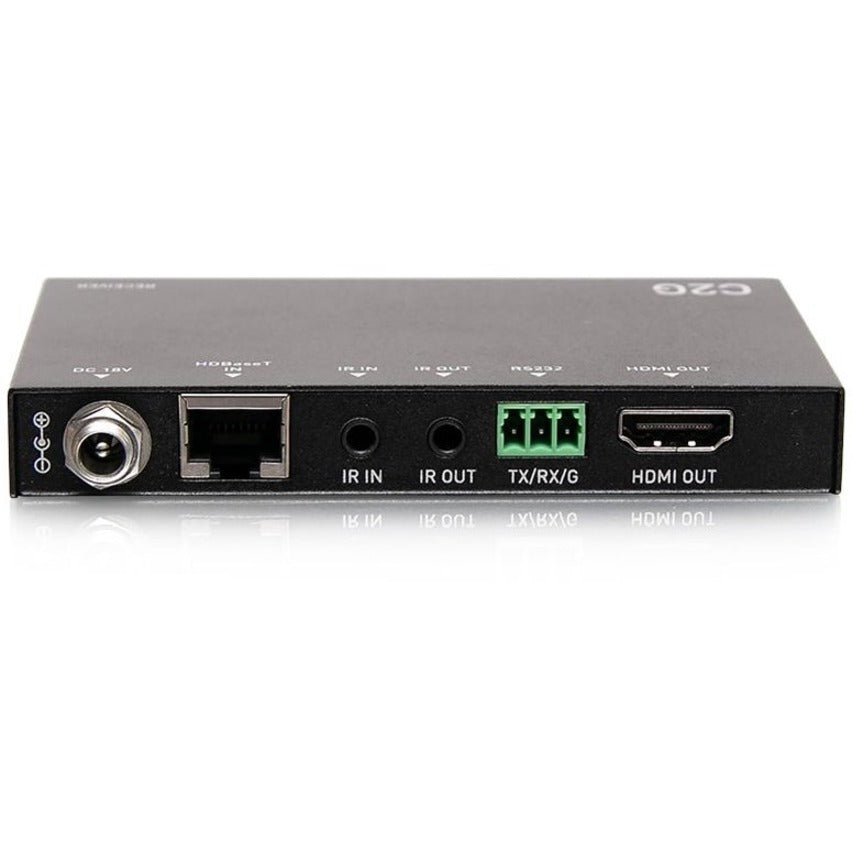 C2G HDMI Ultra-Slim HDBaseT + RS232 And IR over Cat Extender Box Receiver - 4k 60hz