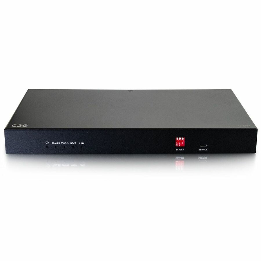 C2G HDMI HDBaseT + RS232 + IR over Cat Extender Box Scaling Receiver