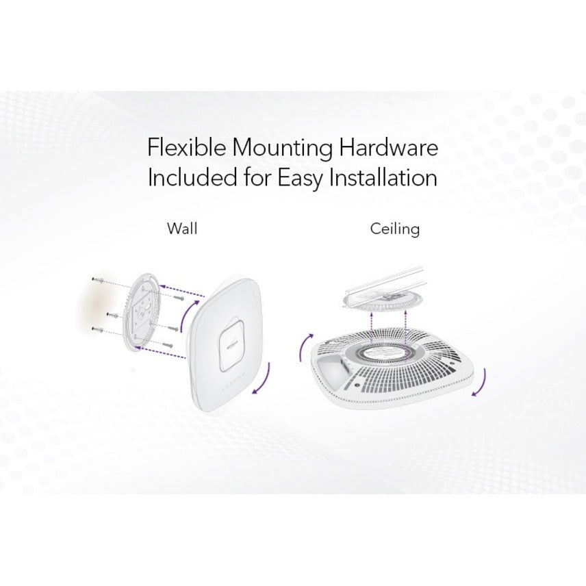 Netgear Business WAX630 Tri Band 802.11ax 6 Gbit/s Wireless Access Point - Indoor