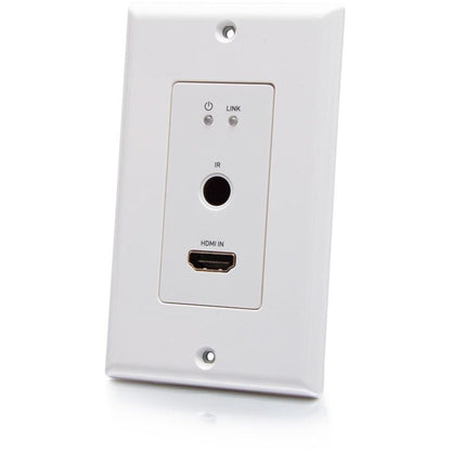 C2G 1-Gang HDMI HDBaseT Wall Plate Transmitter, RS232, IR over Cat Extender