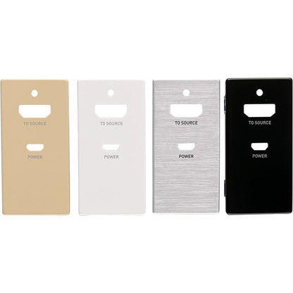 C2G HDMI Inline Extender Decorative Wall Plate w/ Interchangeable Covers