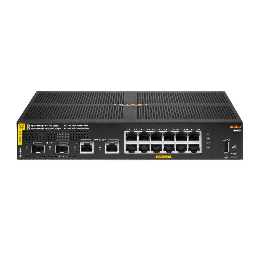 Aruba 6000 48G Class4 PoE 4SFP 370W Switch