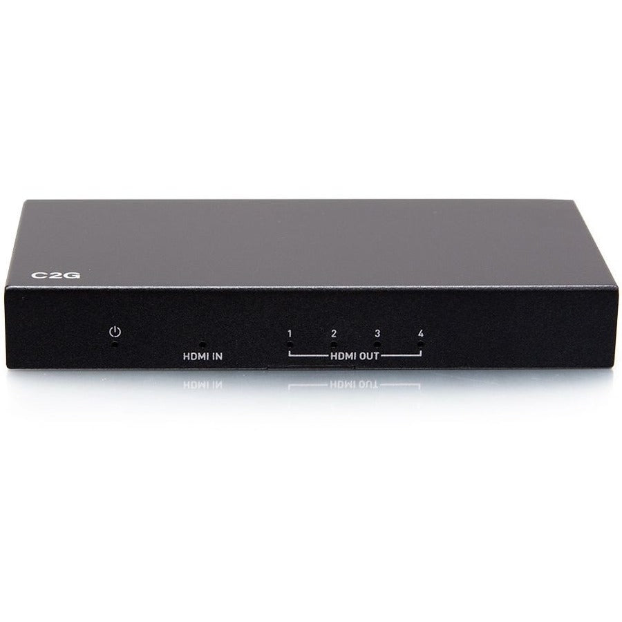 C2G 4-Port HDMI Distribution Amplifier Splitter - 4K 60Hz
