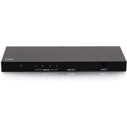 C2G 4-Port HDMI Switch - 4K HDMI Video Switch Box