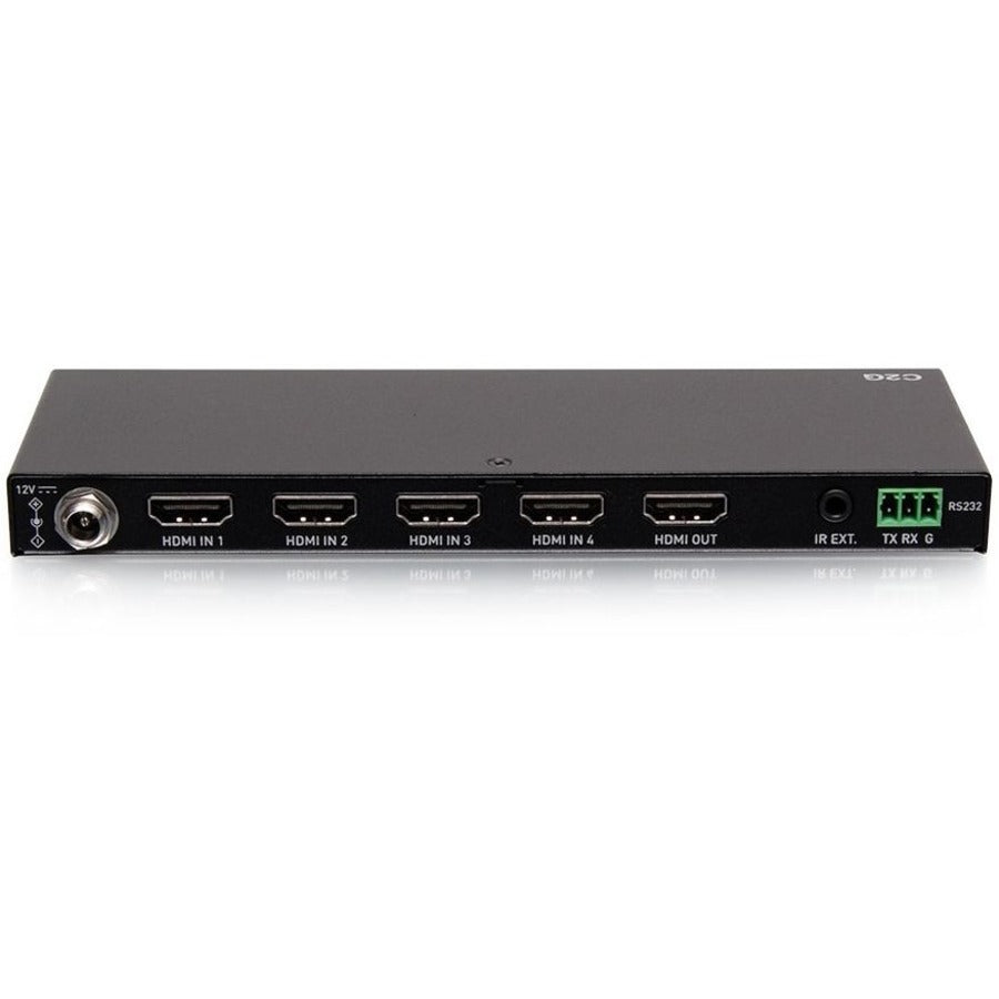 C2G 4-Port HDMI Switch - 4K HDMI Video Switch Box