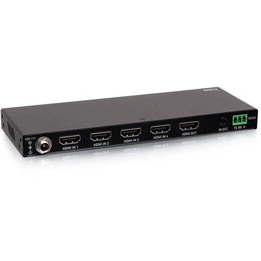 C2G 4-Port HDMI Switch - 4K HDMI Video Switch Box