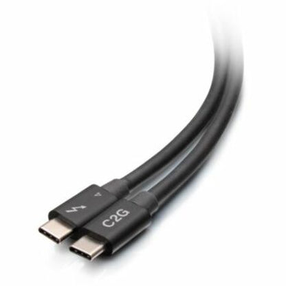 C2G 1.5ft Thunderbolt 4 Cable - USB C - 40Gbps - M/M