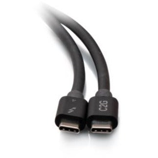 C2G 1.5ft Thunderbolt 4 Cable - USB C - 40Gbps - M/M