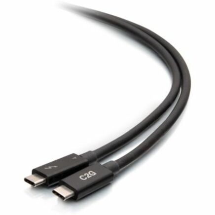 C2G 6ft Thunderbolt 4 Cable - USB C - 40Gbps - M/M