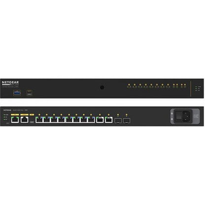 Netgear AV Line M4250-10G2F-PoE+ Ethernet Switch