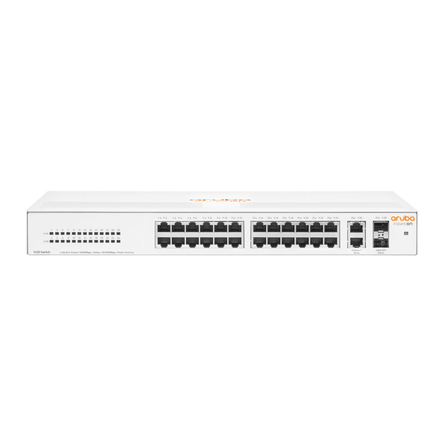 Aruba Instant On 1430 26G 2SFP Switch