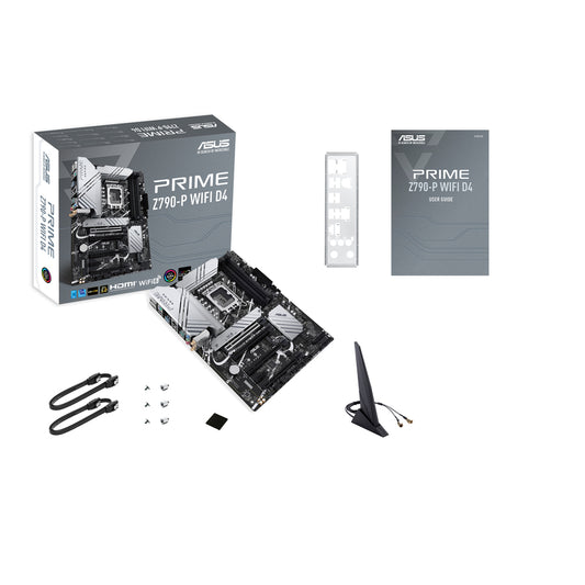 Asus Prime Z790-P WIFI D4 Gaming Desktop Motherboard - Intel Z790 Chipset - Socket LGA-1700 - ATX