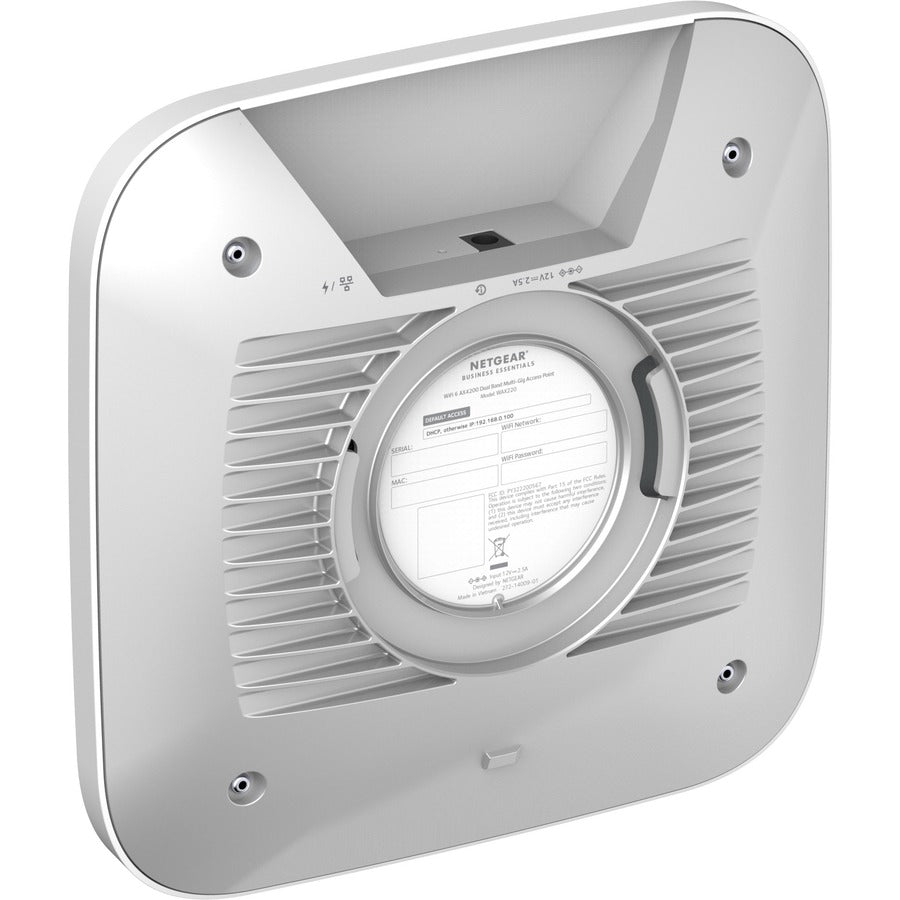 Netgear Dual Band IEEE 802.11ax 4.10 Gbit/s Wireless Access Point - Indoor