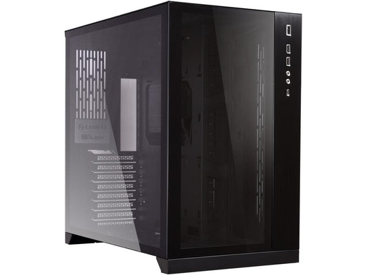 LIAN LI PC-O11 Dynamic Black Tempered Glass on the Front and Left Side, Chassis Body SECC ATX Mid Tower Gaming Computer Case - PC-O11DX
