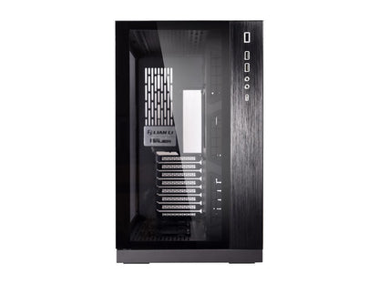 LIAN LI PC-O11 Dynamic Black Tempered Glass on the Front and Left Side, Chassis Body SECC ATX Mid Tower Gaming Computer Case - PC-O11DX