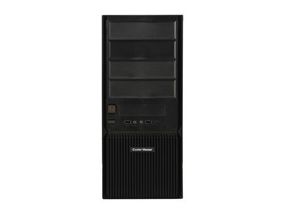 Cooler Master Elite 350 - Mid Tower Computer Case with 500W Power Supply and Blue LED Light Strip