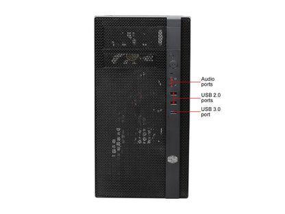Cooler Master N200 - Micro ATX Mini Tower Computer Case with Front 240mm Radiator Support and Ventilated Front Panel