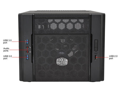 Cooler Master Elite 130 - Mini-ITX Computer Case with Mesh Front Panel and Water Cooling Support