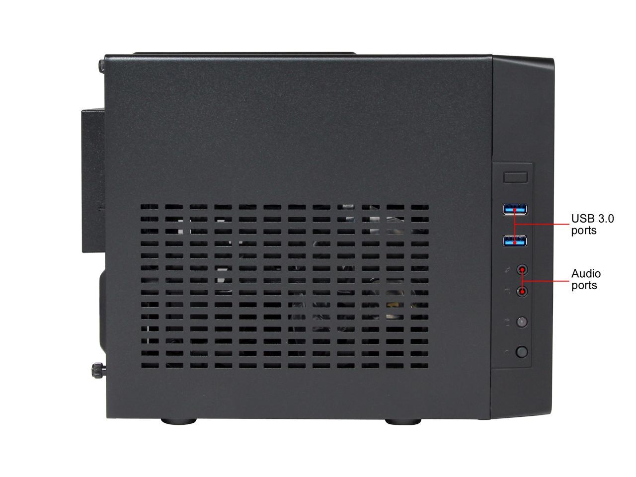 COOLER MASTER Elite 110 RC-110-KKN2 Midnight Black Steel / Plastic Mini-ITX Tower Computer Case