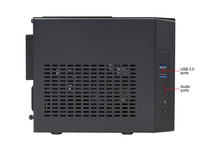 COOLER MASTER Elite 110 RC-110-KKN2 Midnight Black Steel / Plastic Mini-ITX Tower Computer Case