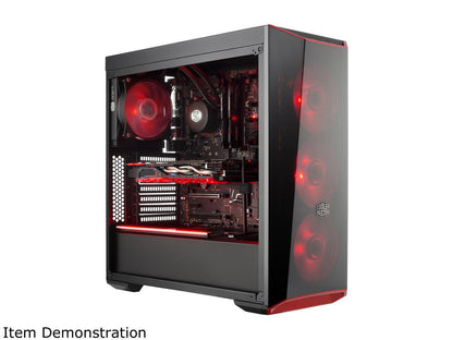Cooler Master MasterBox Lite 5 ATX Mid-Tower w/ Front DarkMirror Panel, 3 Customize Color Trims, & Transparent Acrylic Side Panel