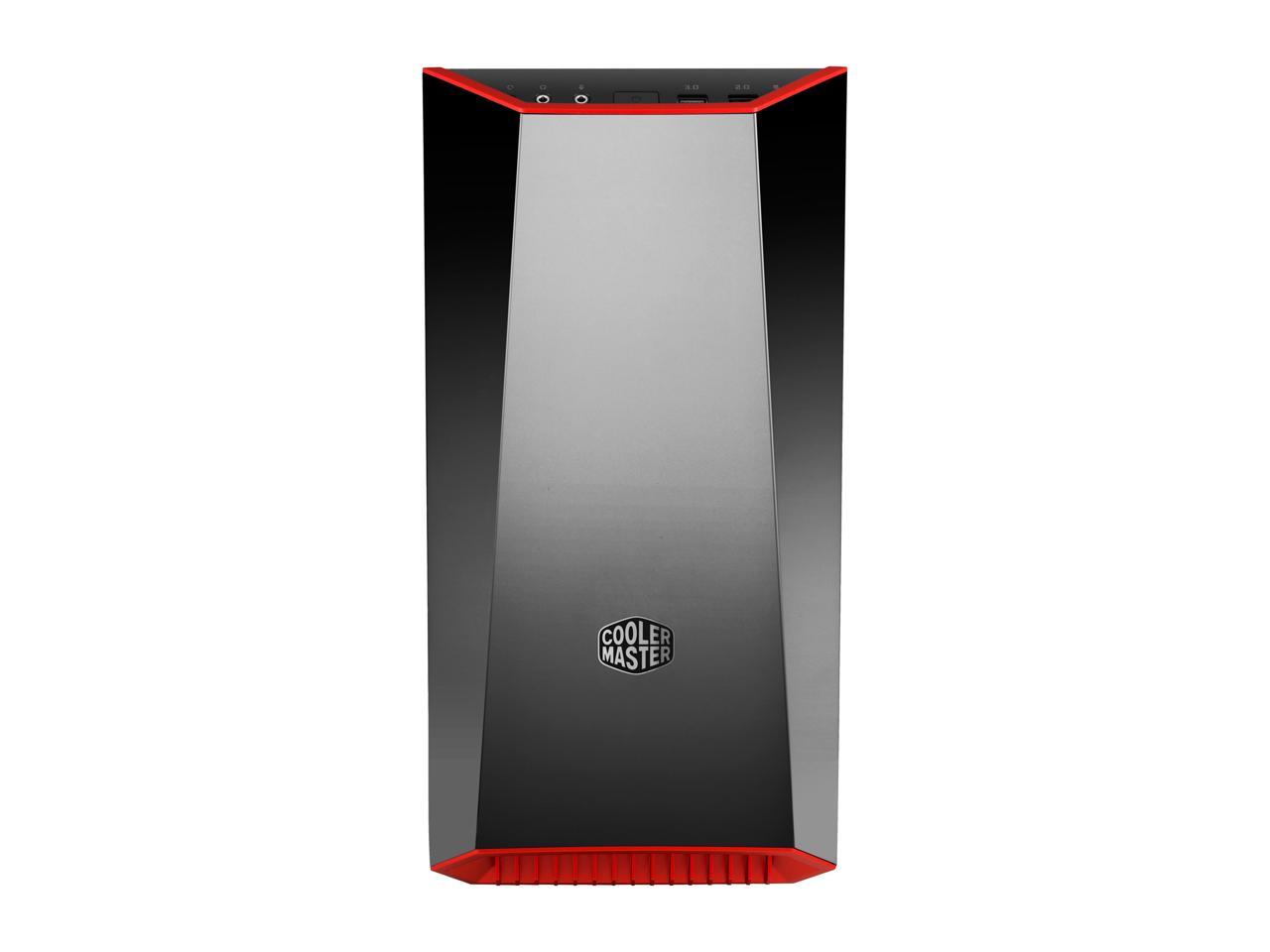 Cooler Master MasterBox Lite 3.1 Micro ATX Tower w/ Front Dark Mirror Panel, 3 Customize Color Trims & Transparent Acrylic Side Panel