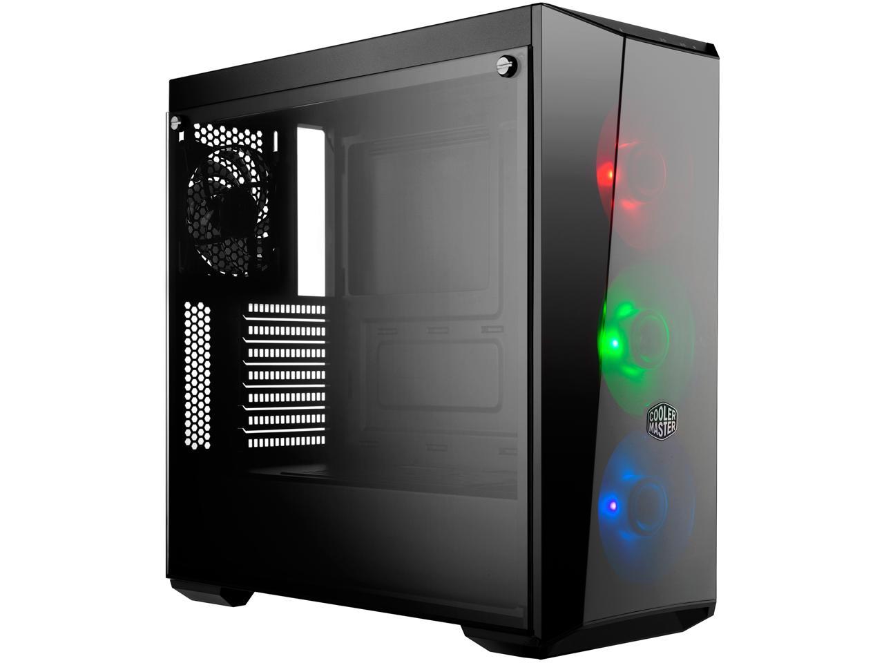Cooler Master MasterBox Lite 5 ARGB MCW-L5S3-KGNN-05 Black Steel, Plastic, Tempered Glass ATX Mid Tower Computer Case