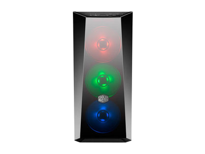 Cooler Master MasterBox Lite 5 ARGB MCW-L5S3-KGNN-05 Black Steel, Plastic, Tempered Glass ATX Mid Tower Computer Case