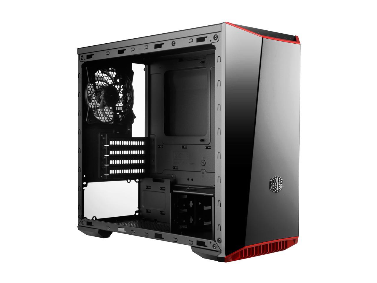 Cooler Master MasterBox Lite 3.1 TG Micro ATX Tower w/ Front Dark Mirror Panel, 3 Customize Color Trims & Tempered Glass Side Panel