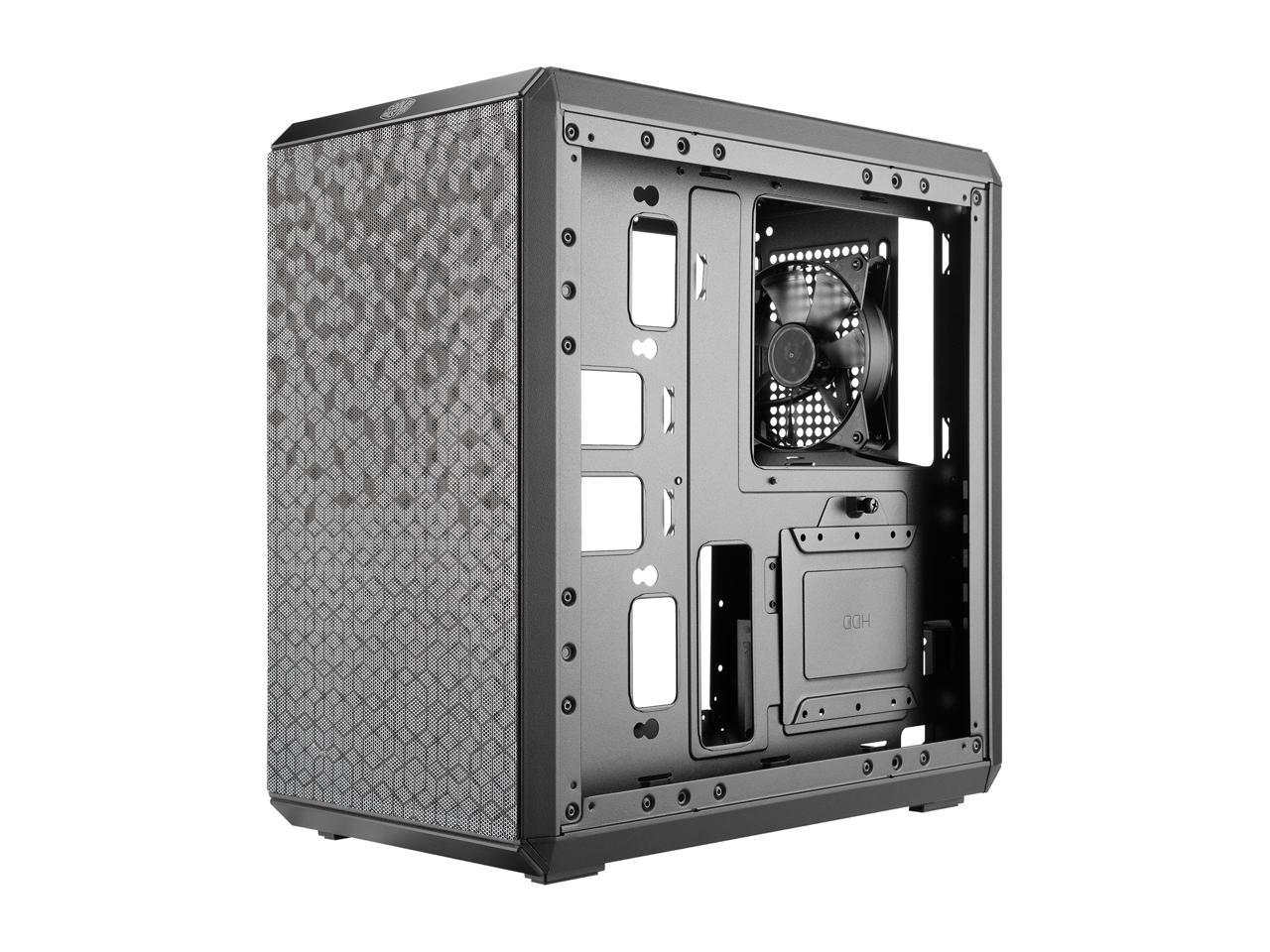 Cooler Master MasterBox Q300L Micro ATX Tower w/ Magnetic Design Dust Filter, Transparent Acrylic Side Panel, Adjustable I/O & Fully Ventilated for Airflow, MCB-Q300L-KANN-S00
