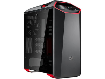Cooler Master MasterCase MC500Mt ATX-Mid-Tower Case w/ FreeForm Modular, Type-C I/O Panel, 2x Tempered Glass Side Panel, RGB Panel Plate, Carrying Handle & Cable Management Cover