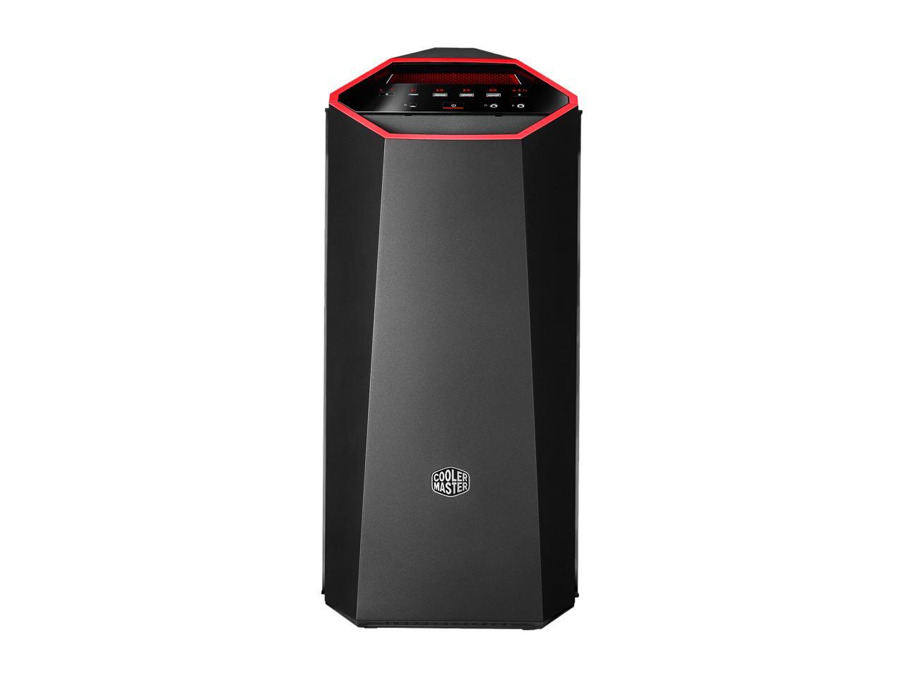 Cooler Master MasterCase MC500Mt ATX-Mid-Tower Case w/ FreeForm Modular, Type-C I/O Panel, 2x Tempered Glass Side Panel, RGB Panel Plate, Carrying Handle & Cable Management Cover