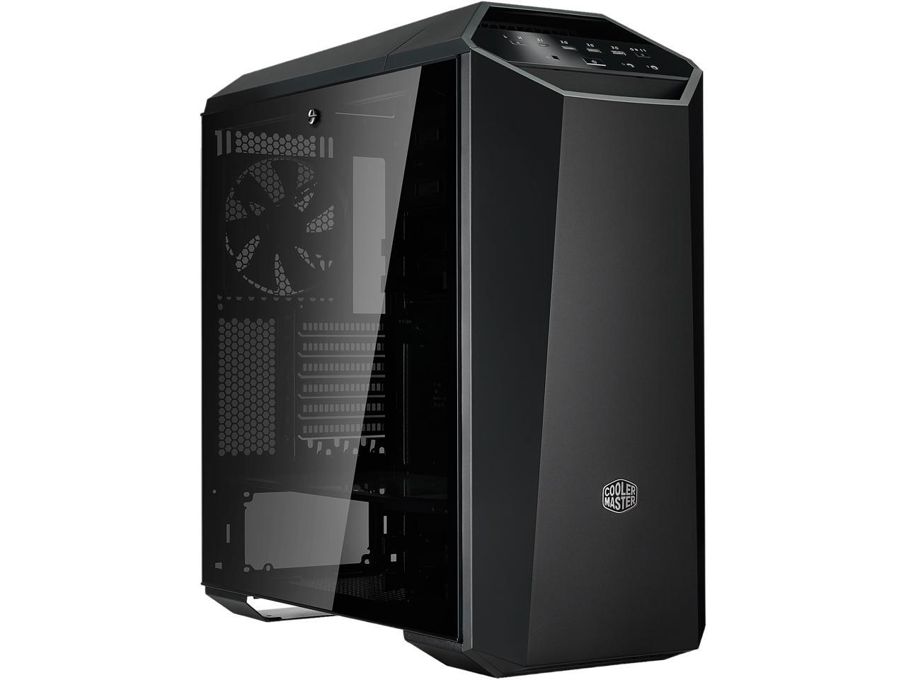 Cooler Master MasterCase MC500M Mid-Tower ATX Case w/ FreeForm Modular, Type-C I/O Panel, Tempered Glass Side Panel, RGB Panel Plate & Cable Management Cover