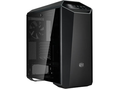 Cooler Master MasterCase MC500M Mid-Tower ATX Case w/ FreeForm Modular, Type-C I/O Panel, Tempered Glass Side Panel, RGB Panel Plate & Cable Management Cover