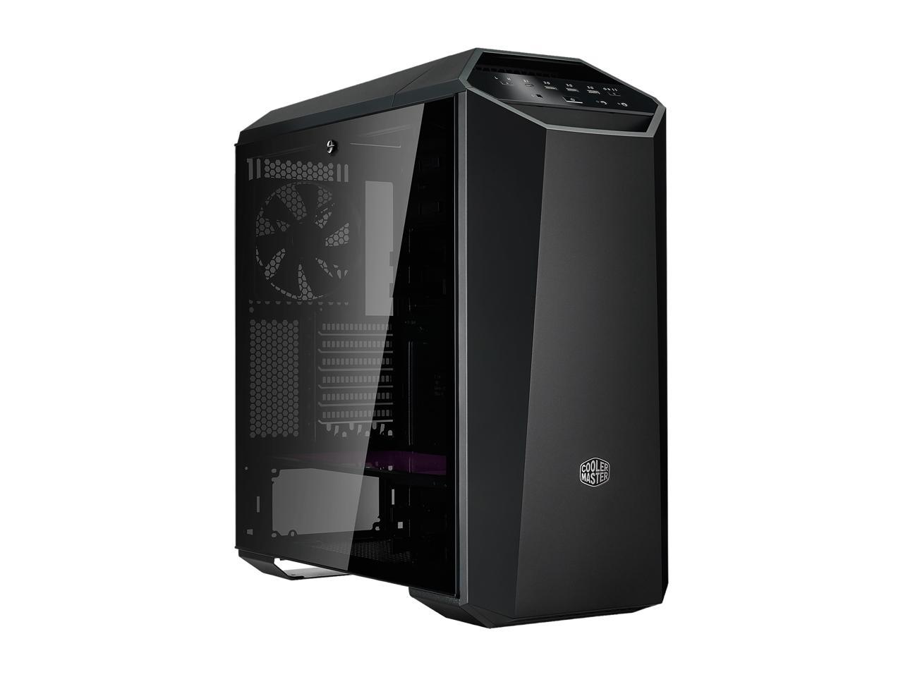 Cooler Master MasterCase MC500M Mid-Tower ATX Case w/ FreeForm Modular, Type-C I/O Panel, Tempered Glass Side Panel, RGB Panel Plate & Cable Management Cover