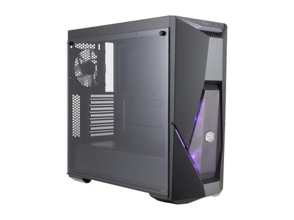 Cooler Master MasterBox K500 ARGB ATX Mid Tower w/ Front Semi-Meshed Ventilation, Tempered Glass Side Panel, ARGB Lighting System & 2 x 120mm ARGB Fans