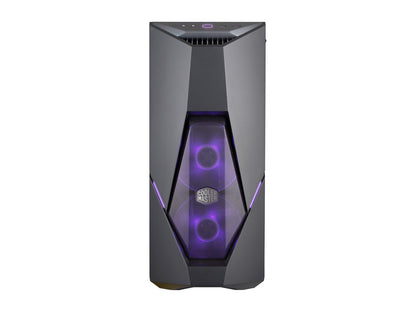 Cooler Master MasterBox K500 ARGB ATX Mid Tower w/ Front Semi-Meshed Ventilation, Tempered Glass Side Panel, ARGB Lighting System & 2 x 120mm ARGB Fans