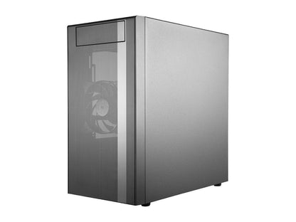 Cooler Master MasterBox NR400 w/ Front Mesh Ventilation, Minimal Design, Tempered Glass Side Panel and Single Headset Jack