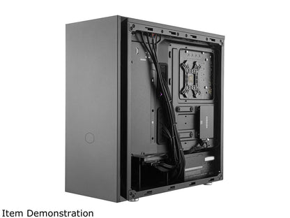 Cooler Master Silencio S600 ATX Mid-Tower w/ Sound-Dampening Material, Sound-Dampened Steel Side Panel, Reversible Front Panel, SD Card Reader, and 2x 120mm PWM Silencio FP Fans