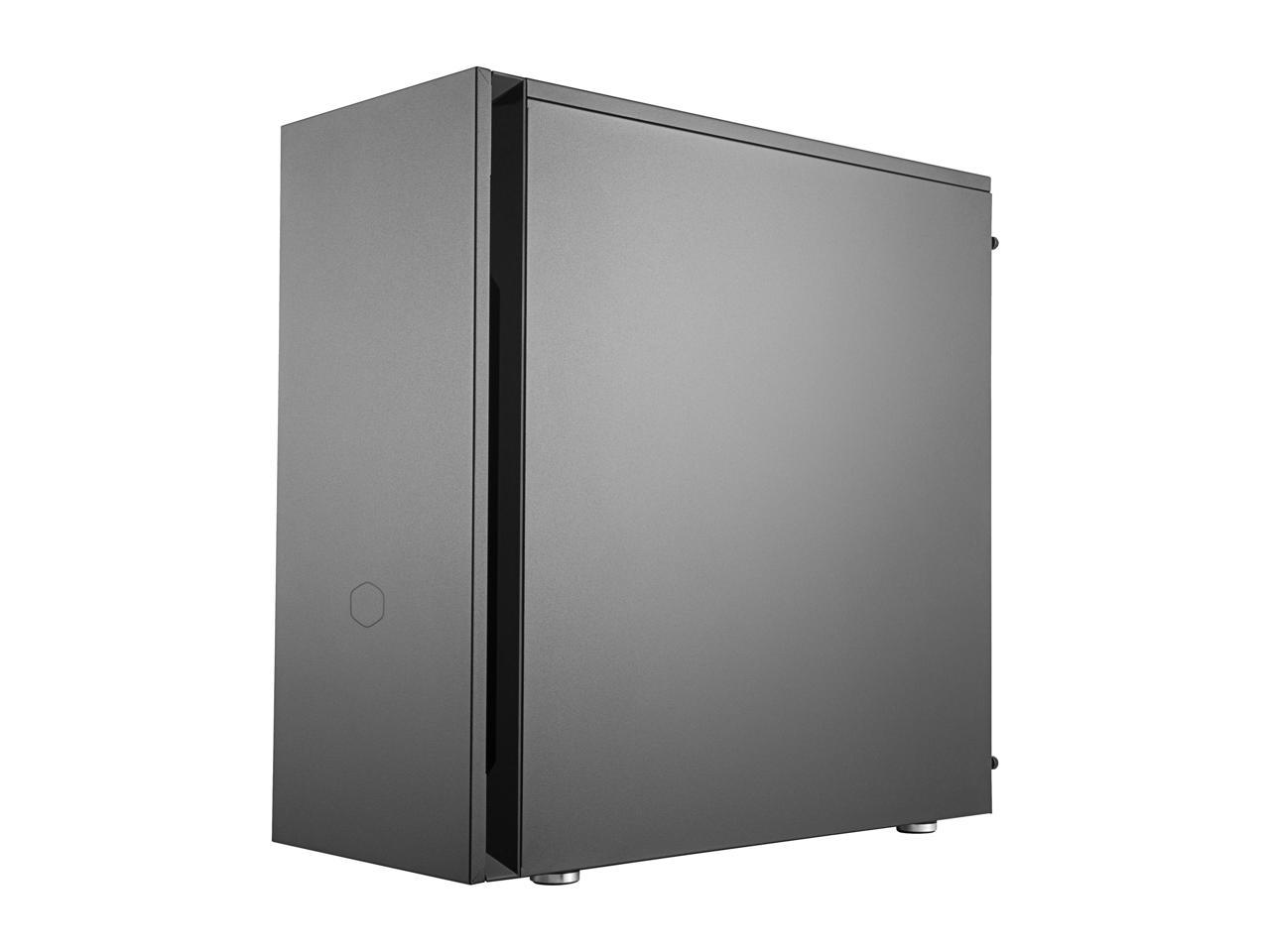 Cooler Master Silencio S600 ATX Mid-Tower w/ Sound-Dampening Material, Sound-Dampened Steel Side Panel, Reversible Front Panel, SD Card Reader, and 2x 120mm PWM Silencio FP Fans