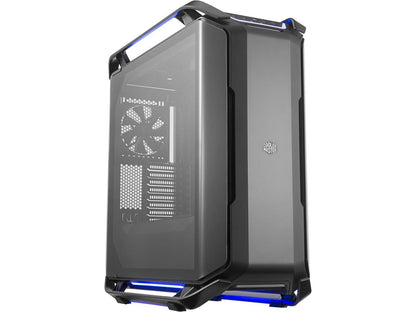 Cooler Master Cosmos C700P Black Edition E-ATX Full-Tower with Curved Tempered Glass Side Panel, Flexible Interior layout, RGB Lighting control, Type-C port and diverse liquid cooling layout