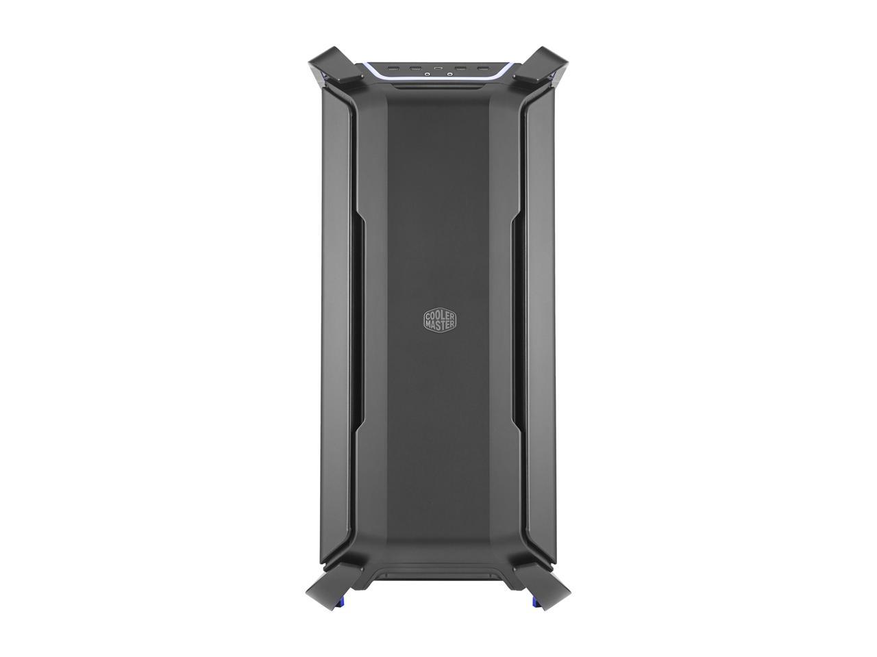 Cooler Master Cosmos C700P Black Edition E-ATX Full-Tower with Curved Tempered Glass Side Panel, Flexible Interior layout, RGB Lighting control, Type-C port and diverse liquid cooling layout