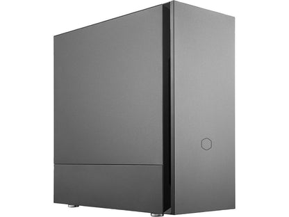 Cooler Master Silencio S600 MCS-S600-KN5N-S00 Black Steel, Plastic, Sound Dampening Material ATX Mid Tower Computer Case