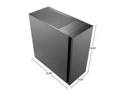 Cooler Master Silencio S600 MCS-S600-KN5N-S00 Black Steel, Plastic, Sound Dampening Material ATX Mid Tower Computer Case