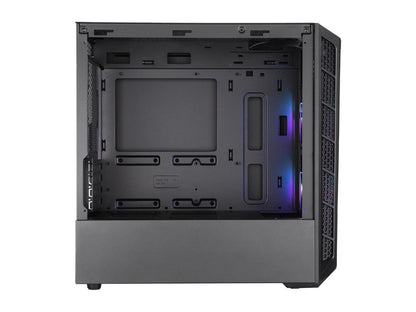 Cooler Master MasterBox MB320L ARGB Micro-ATX Mini Tower with Dual ARGB Fans, DarkMirror Front Panel, Mesh Intake Vents, Tempered Glass Side Panel, ARGB Controller & ARGB Lighting System