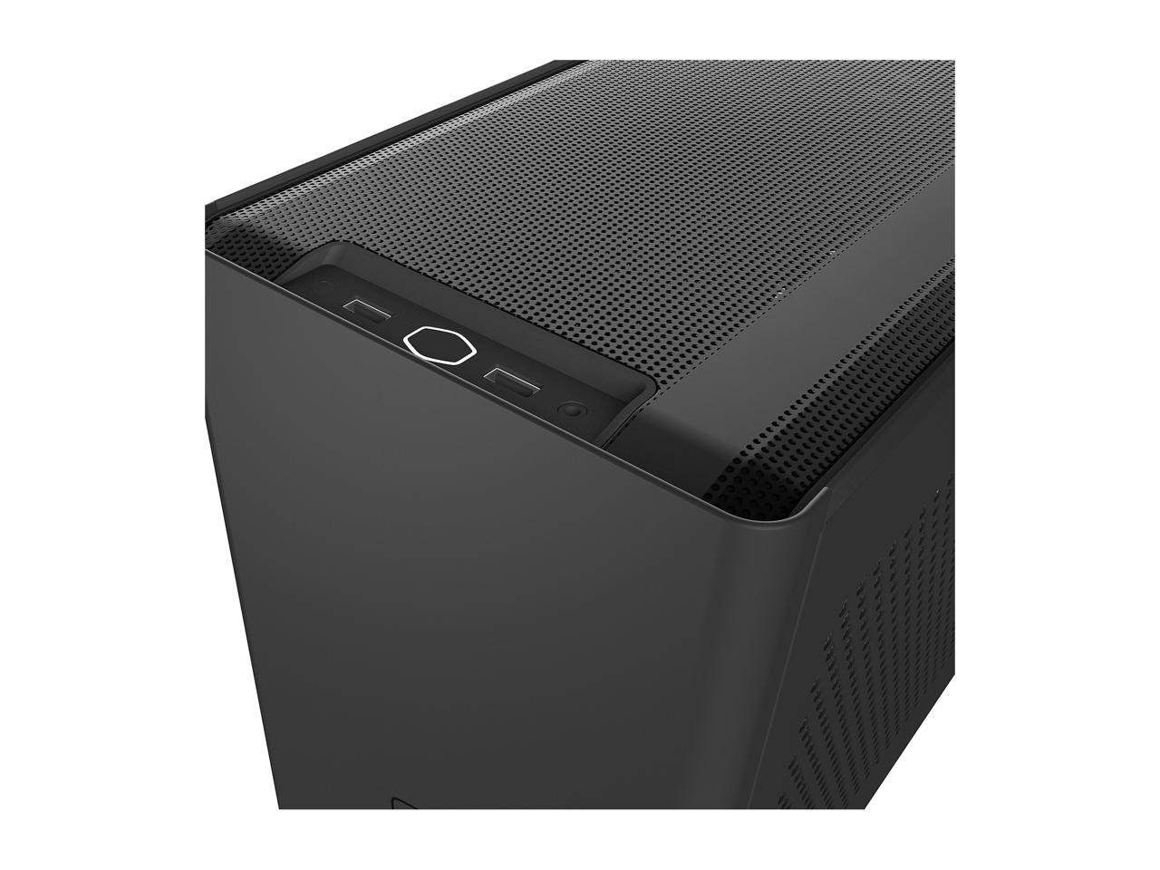 Cooler Master MasterBox NR200P SFF Small Form Factor Mini-ITX Case with Tempered glass or Vented Panel Option, PCI Riser Cable, Triple-slot GPU, Tool-Free and 360 Degree Accessibility