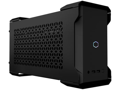 Cooler Master MasterCase NC100 SFF Small Form Factor 7.9 Liter Case with V650 Gold SFX PSU, GPUs 2.5 slots up to 320mm for Intel NUC 9 Extreme Element