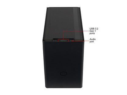 Cooler Master Cooler Master NR200 SFF Small Form Factor Mini-ITX Case with Vented Panel, Triple-slot GPU, Tool-Free and 360 Degree Accessibility